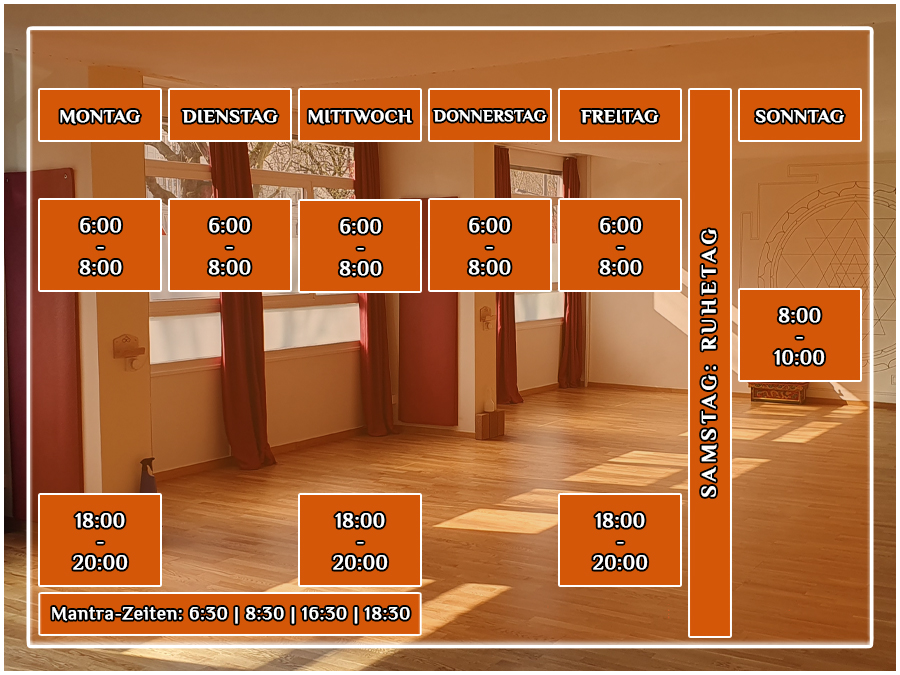 Kursplan | 9x Aṣṭāṅga Mysore Style pro Woche